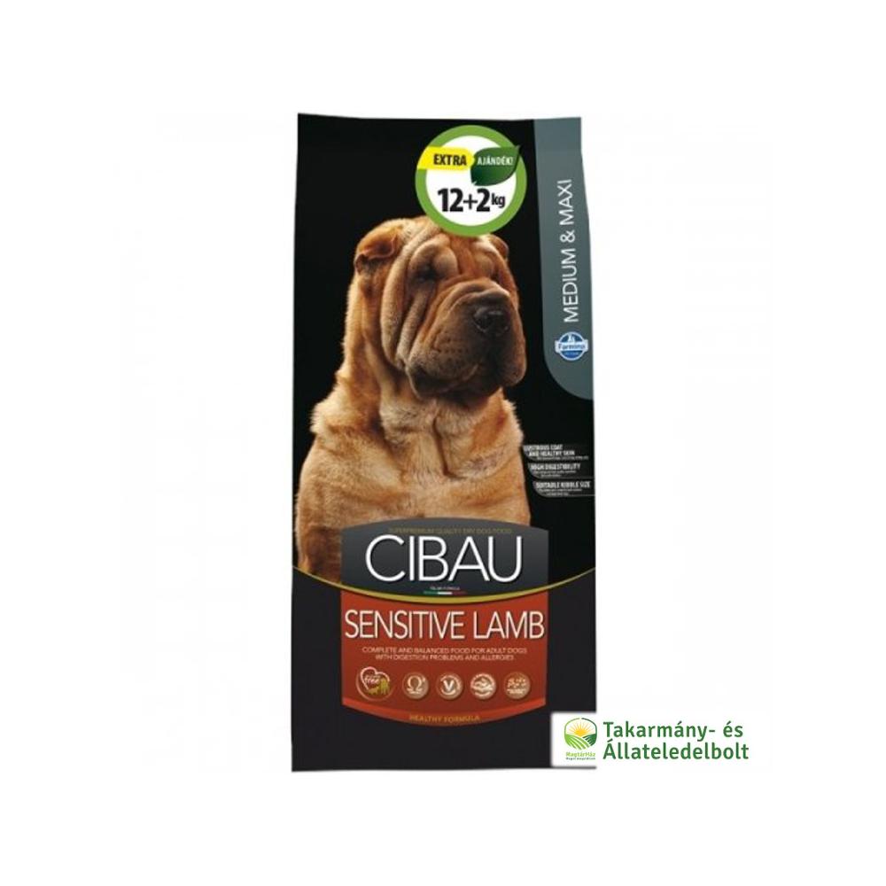 Cibau Sensitive Lamb száraz kutyatáp 12+2kg