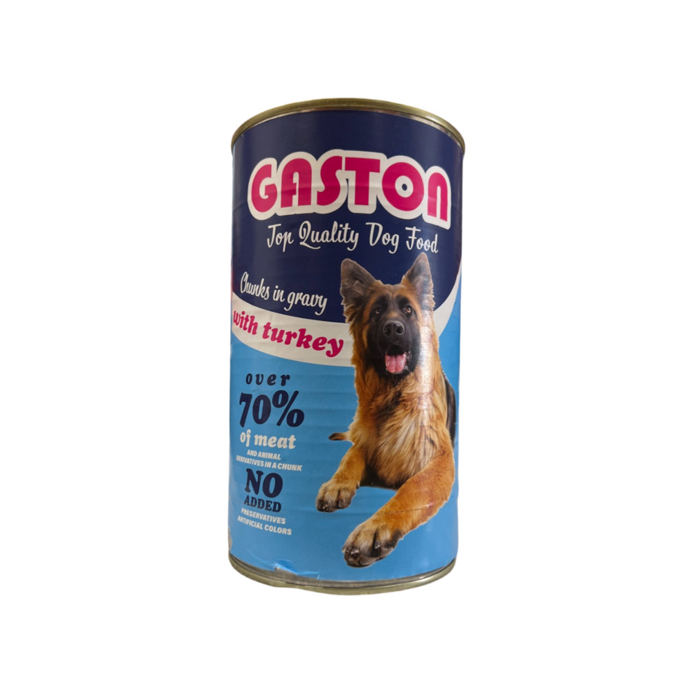Gaston pulykás konzerv felnőtt kutyáknak 1250g